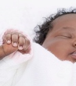 Young breastfeeding mother