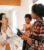 mom and pediatrician