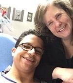 David and his mother